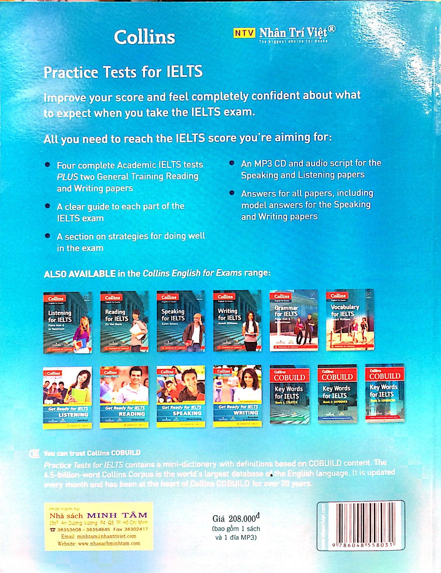 Collins Practice Tests For IELTS (Kèm CD)