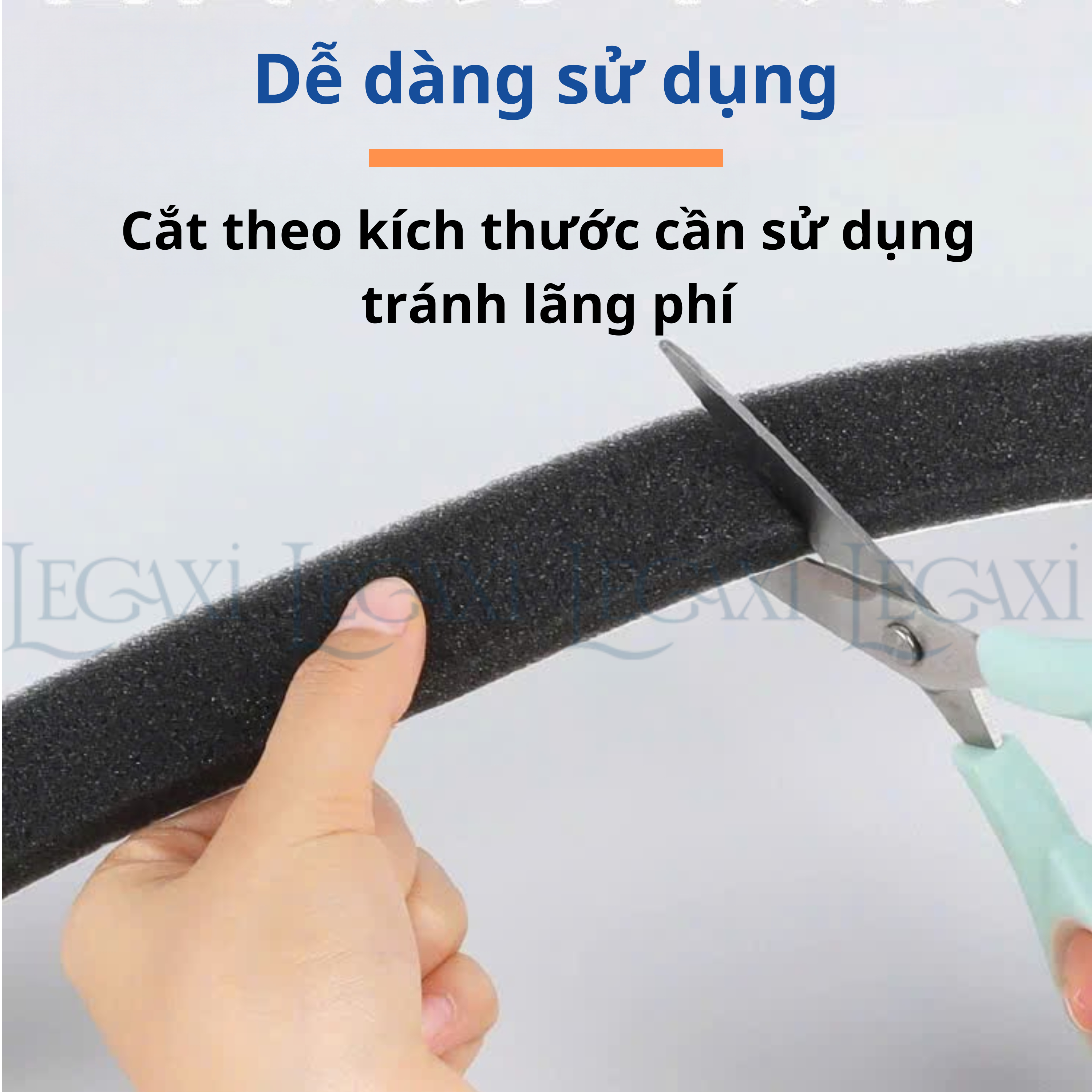 Cuộn Ron Gioăng Mút Xốp Dán Khe Hở Khung Cửa Cách Âm Giảm Chấn, Chống Bụi, Chống Thoát Hơi Dài 6 Mét