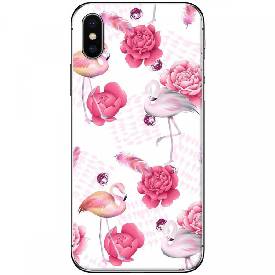 Ốp lưng dành cho iPhone XS Hạc hồng