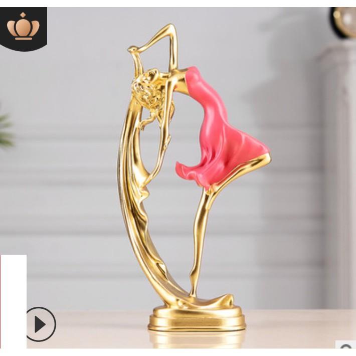 Tượng gỗ cô gái trang trí nghệ thuật