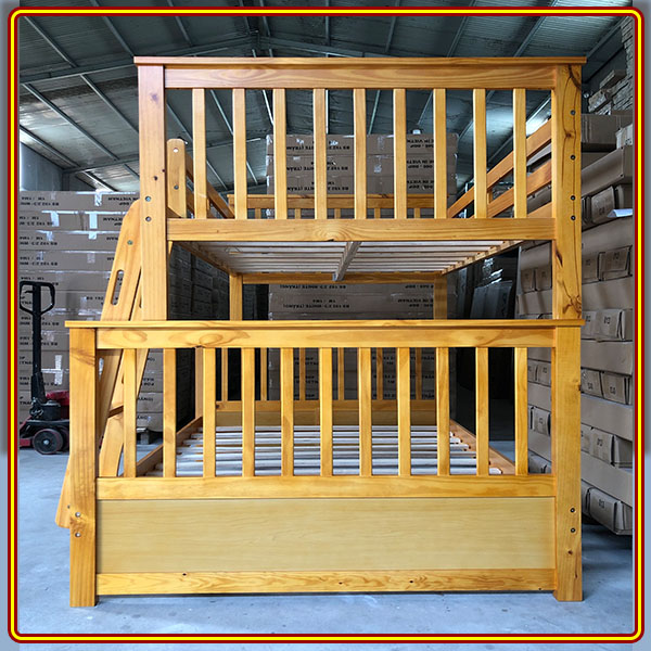 Giường 2 tầng màu vàng Tundo trên 1m2 dưới 1m4