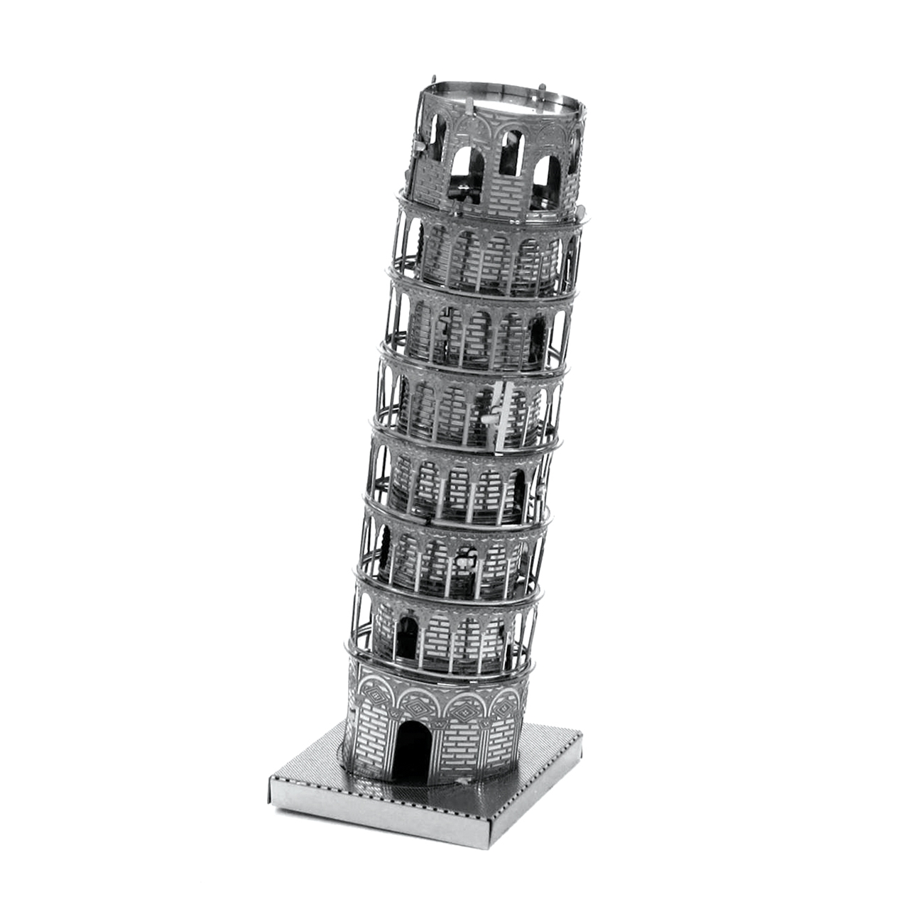 Mô Hình Kim Loại Lắp ráp 3D: Tháp nghiêng Pisa (Ý) - Mô Hình Giải Trí - Xả Stress, Mô Hình Sưu Tầm, Mô Hình Kiến Trúc, Quà Tặng Mô Hình