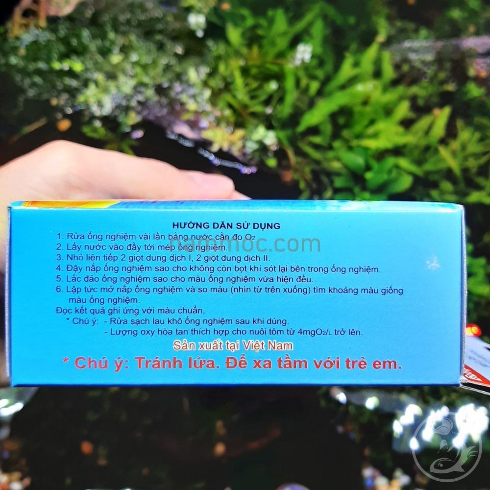 O2 Test Kit - Kiểm Tra Nhanh Hàm Lượng Oxy Có Trong Nước Bể Cá Cảnh, Thuỷ Sinh