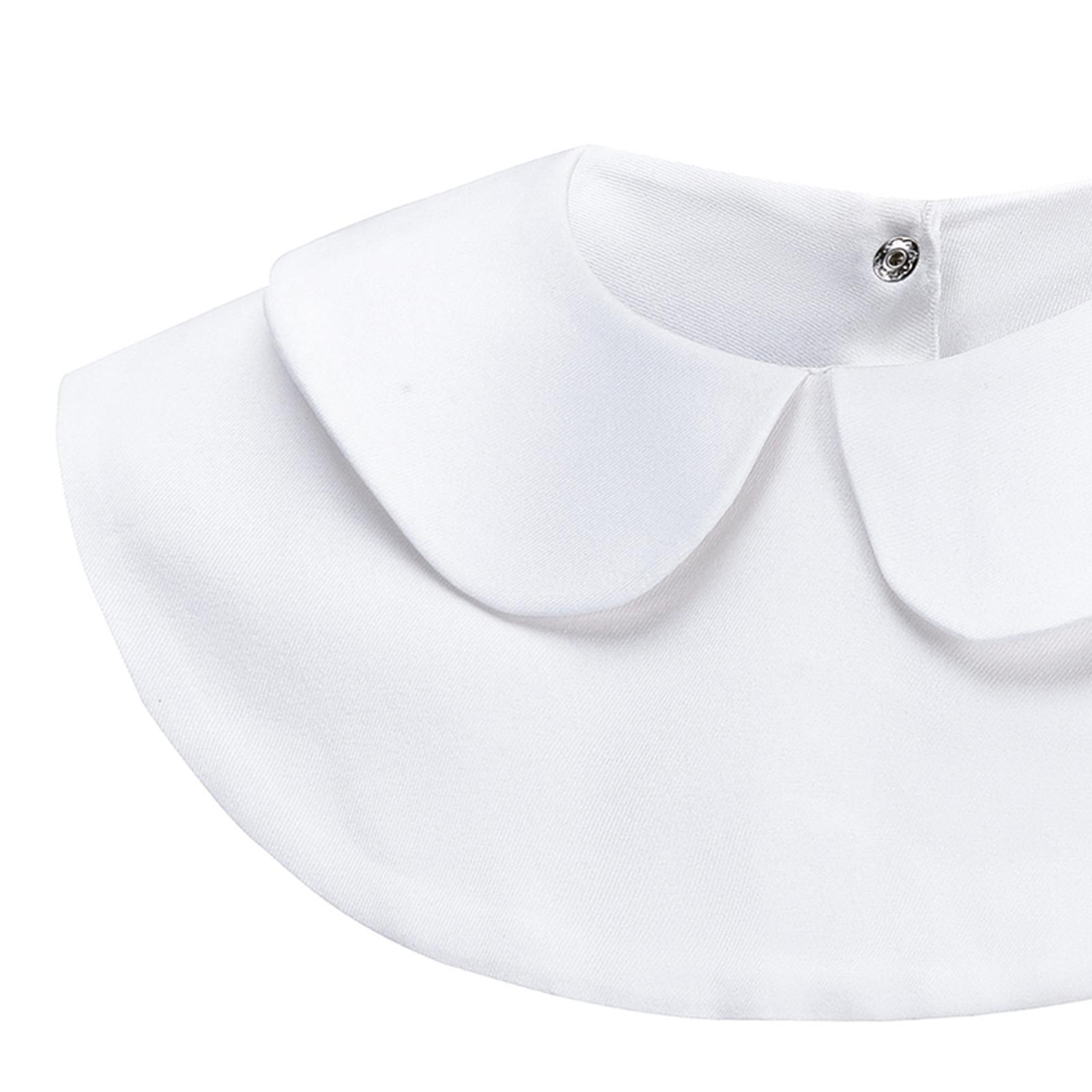 Women Girls Fake Collar Pullover Detachable Top for Shirt Blouse Cosplay