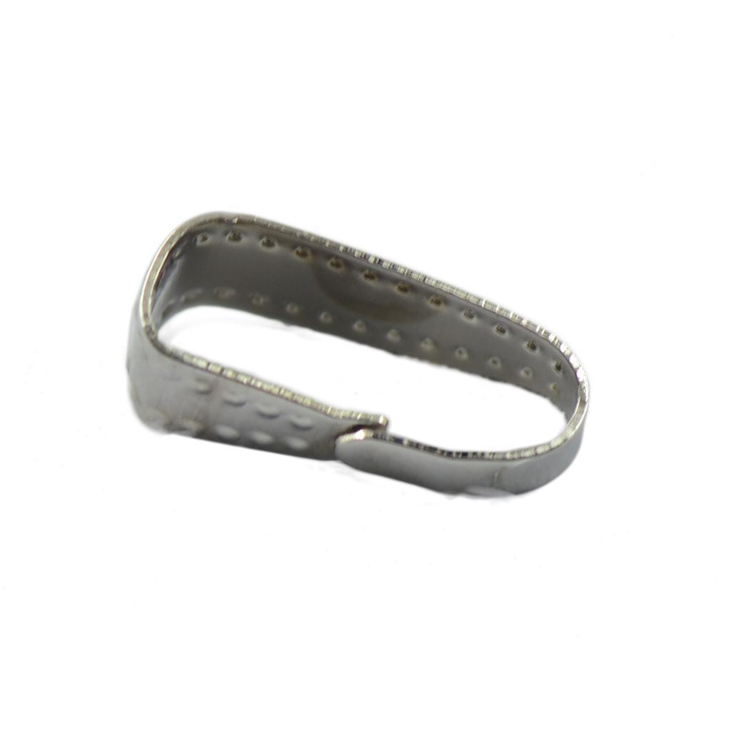 100Pcs 11 Mm Dot Pattern Brass Spring Bail Connector Clasps DIY Jewelry Gold - Silver