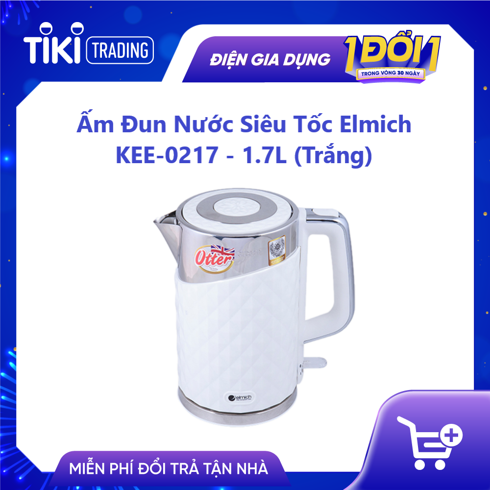 Ấm Đun Nước Siêu Tốc Elmich KEE-0217 - 1.7L  - Hàng chính hãng