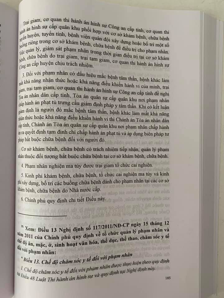 Chỉ Dẫn Luật Thi Hành Án Hình Sự