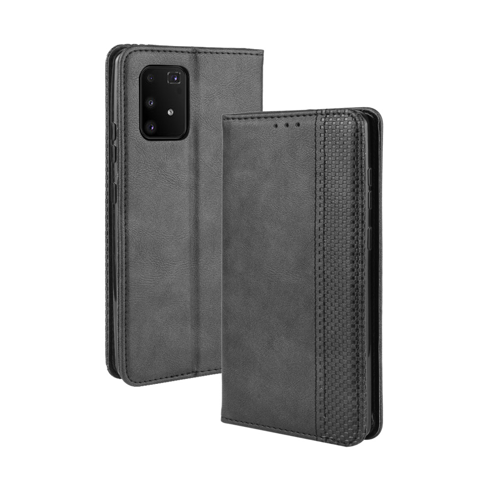 Bao da dạng ví, nam châm dành cho Samsung Galaxy S10 Lite, A91, M80s Luxury Leather Case - Hàng nhập khẩu