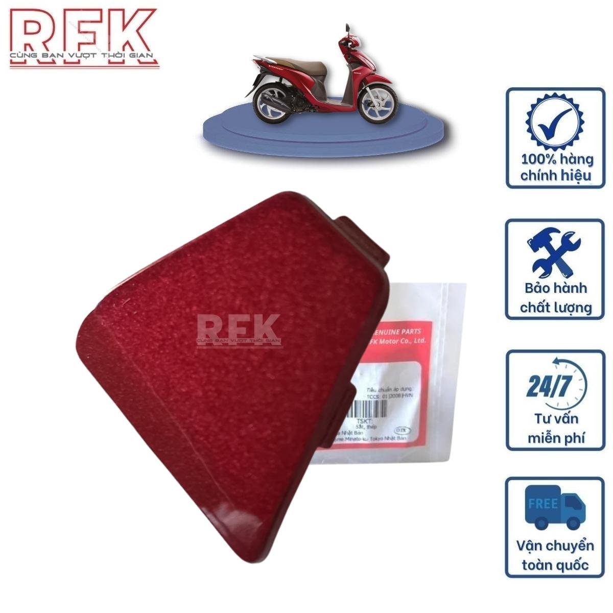 NẮP MỞ KHÓA KHẨN CẤP MÀU ĐỎ, KHÓA SMARTKEY XE VISION CÔNG TY HOÀN THẠCH