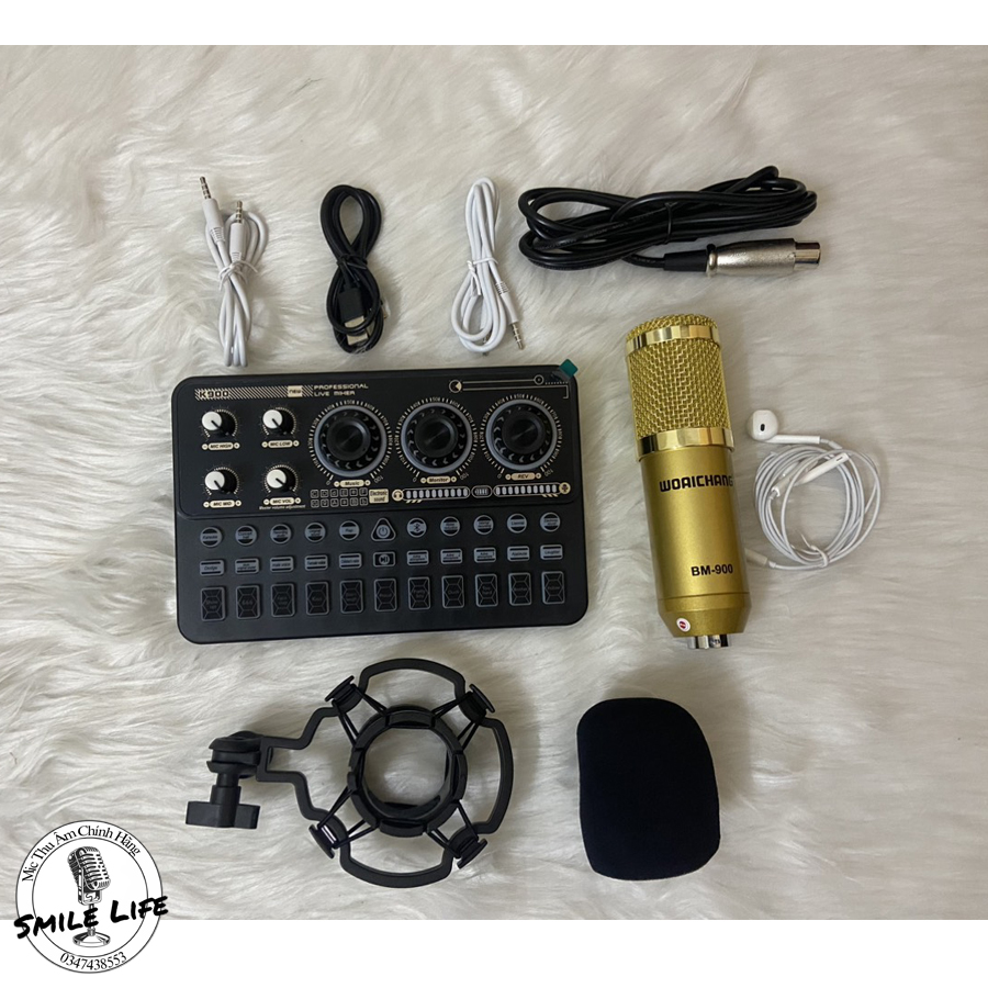 bộ livestream bm900 sound k900