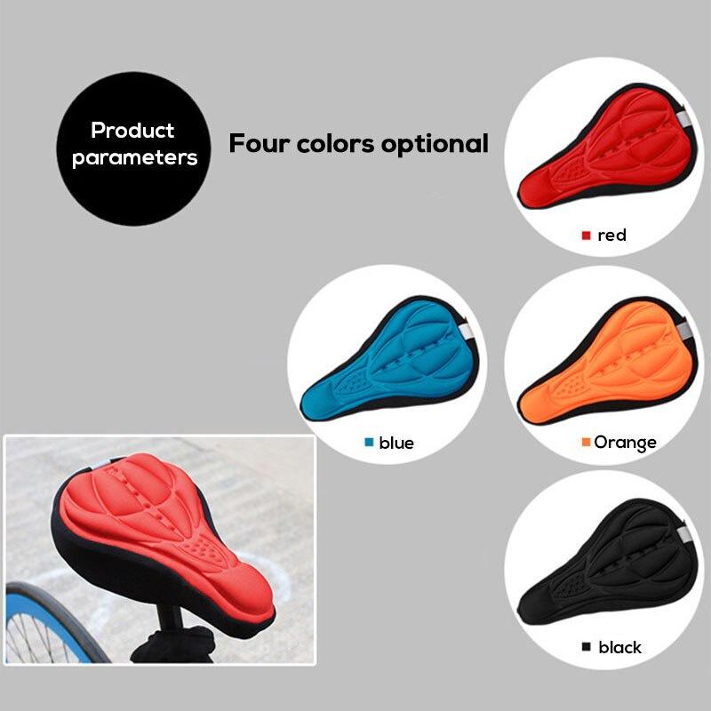 Soft 3D Bike Cushion Pad Men Women Thick Cycling Bicycle Sponge Pad Seat Saddle Cover Outdoor Sports Bicycle Accessory