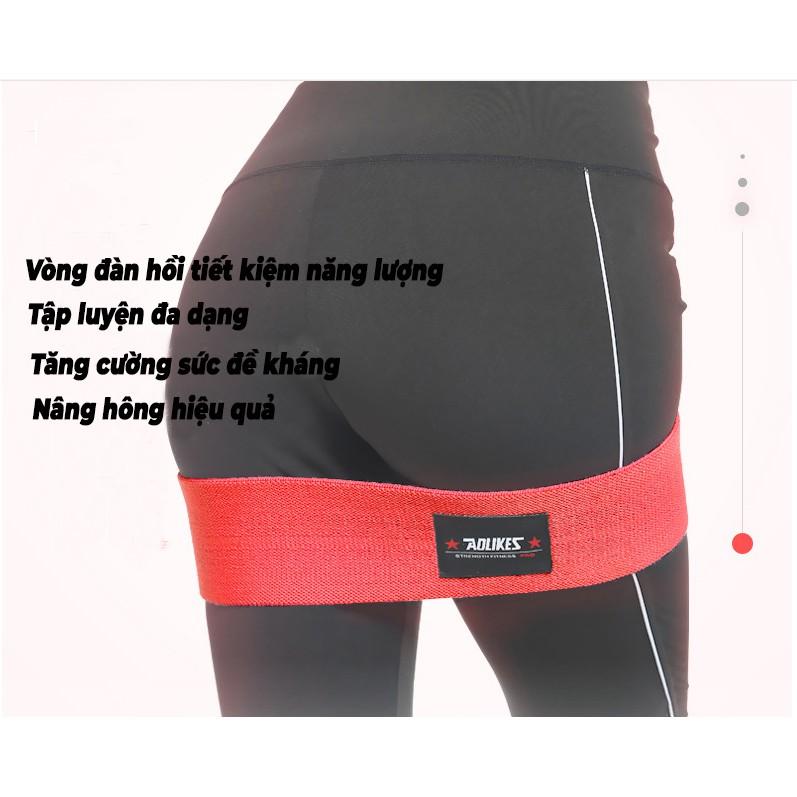 Dây Mini Band, Dây Đàn Hồi Kháng Lực Tập Chân Mông Gym Tại Nhà Miniband Aolikes AL3604