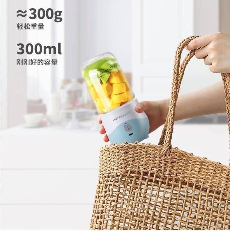 Máy Xay Mini Cầm Tay 300ml Xay Hoa Quả