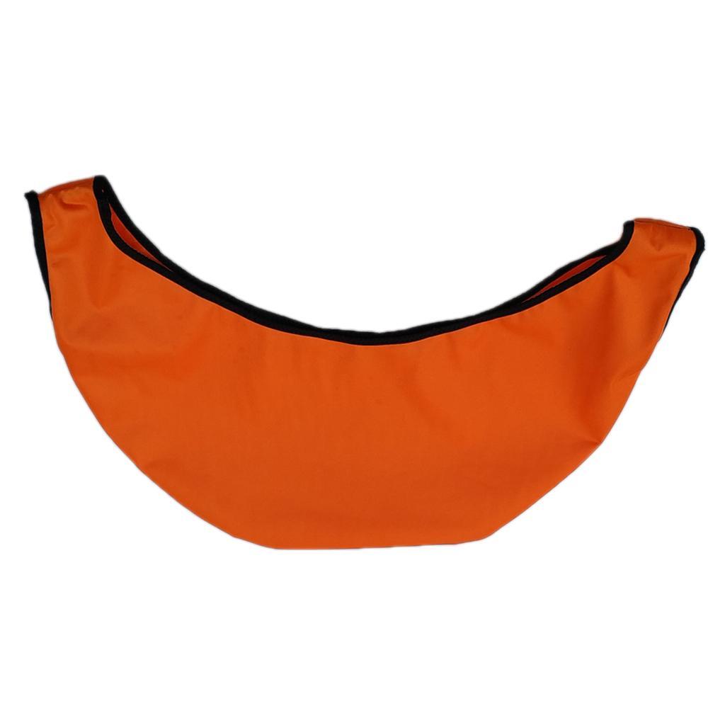 2 Pieces Premium Bowling Ball Carrier Polisher Cleaner Red & Orange