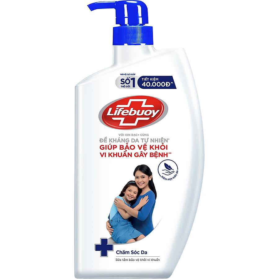 Sữa Tắm Lifebuoy 800g Chăm Sóc Da Dưỡng Ẩm Mềm Mịn Giúp Bảo Vệ Khỏi 99.9% Vi Khuẩn Và Ngăn Ngừa Vi Khuẩn Lây Lan Trên Da