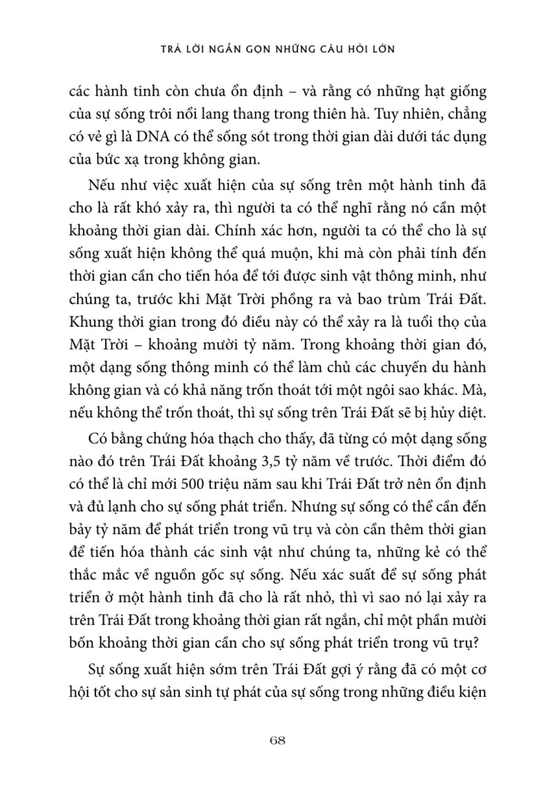 Sách Stephen Hawking - Trả Lời Ngắn Gọn Những Câu Hỏi Lớn