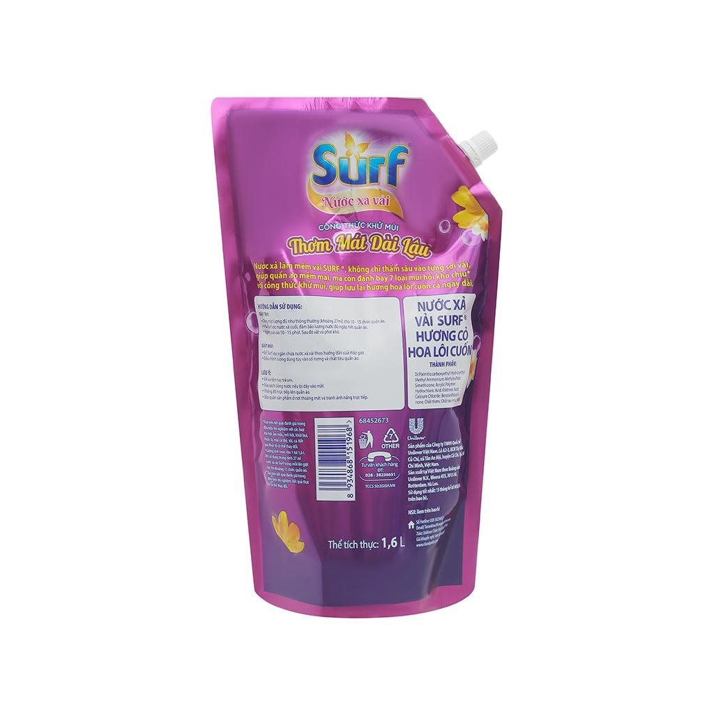 Nước Xả Vải Surf Hương Cỏ Lôi Cuốn Túi 1.6 Lít