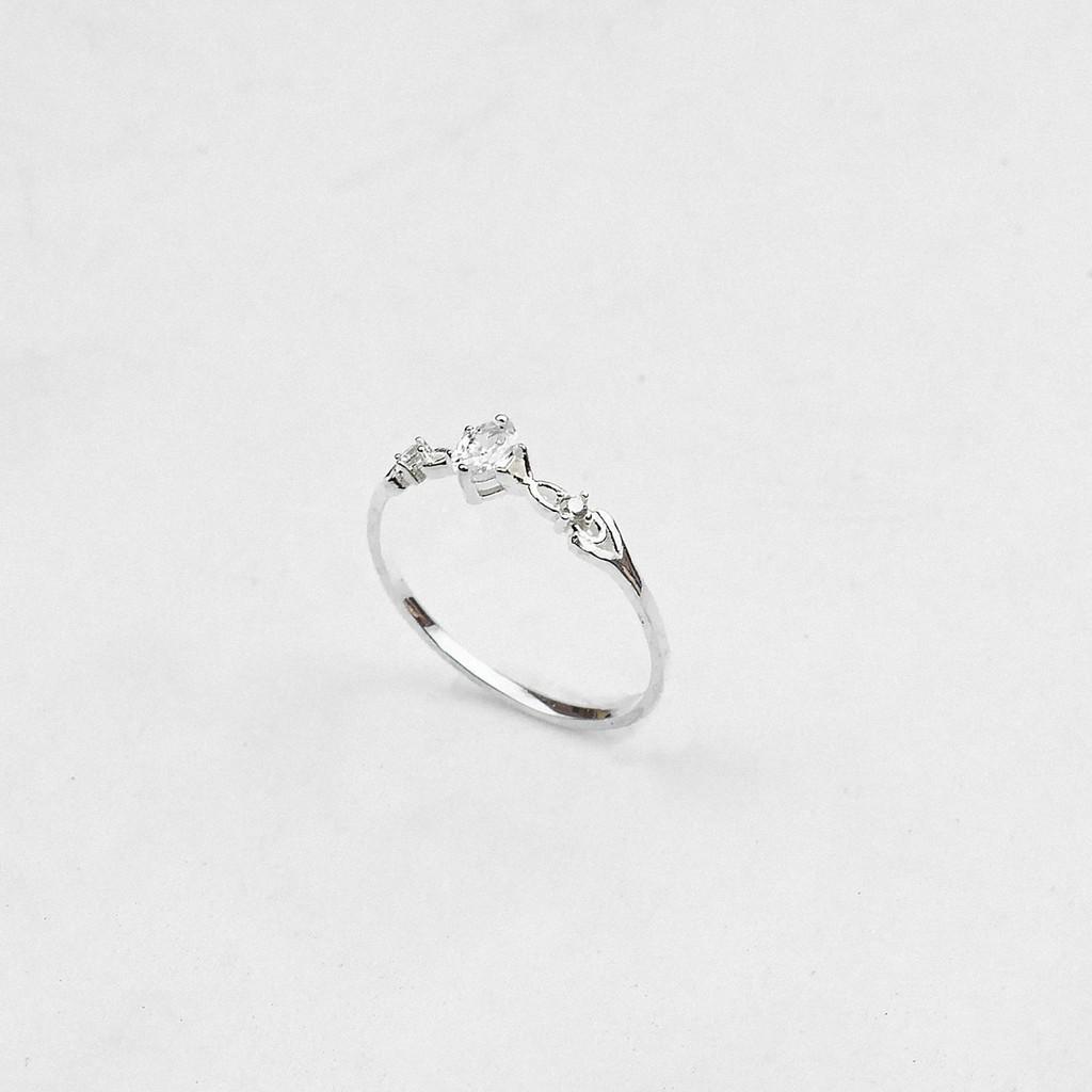 Nhẫn Bling It 3 đá gấp khúc BIN293