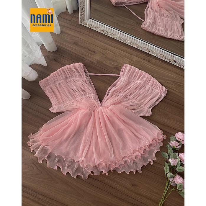 Áo Peplum Nhún Ngực Chân Bèo Siêu Xinh Trong Trẻo Gợi Cảm Quyến Rũ - ATNU011