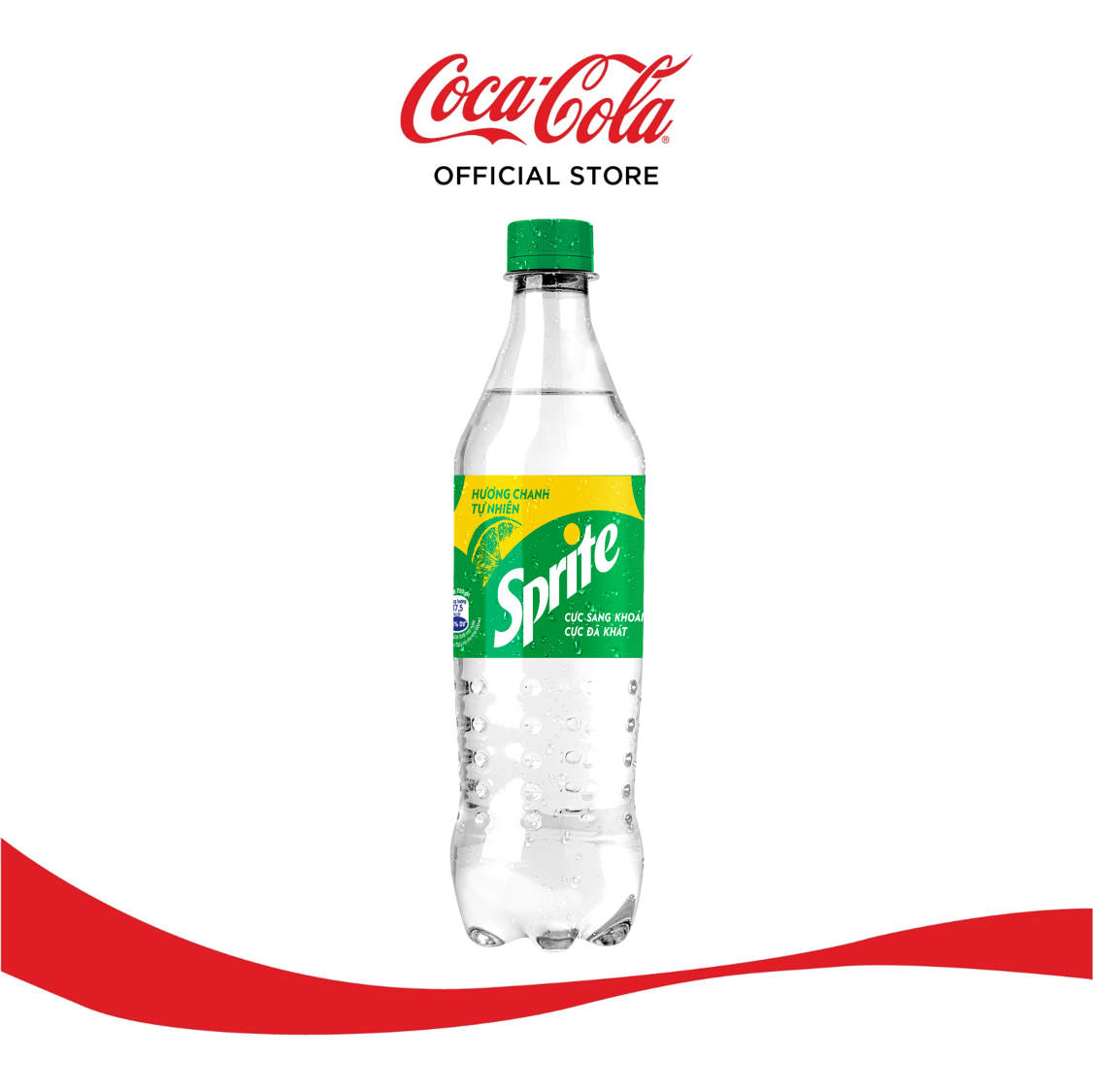 Lốc 24 Chai Nước Giải Khát Có Gas Sprite (600ml / Chai)