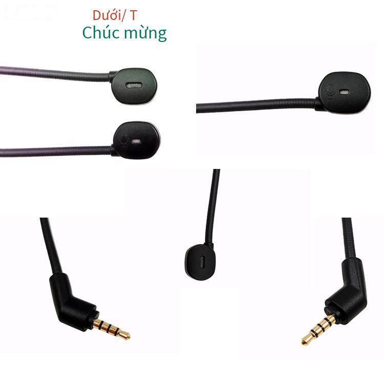 Ống kim loại đặc biệt cổ ngỗng có thể uốn cong micrô gắn trên đầu tai nghe trò chơi bằng giọng nói micrô cắm thẳng có micrô nhẹ
