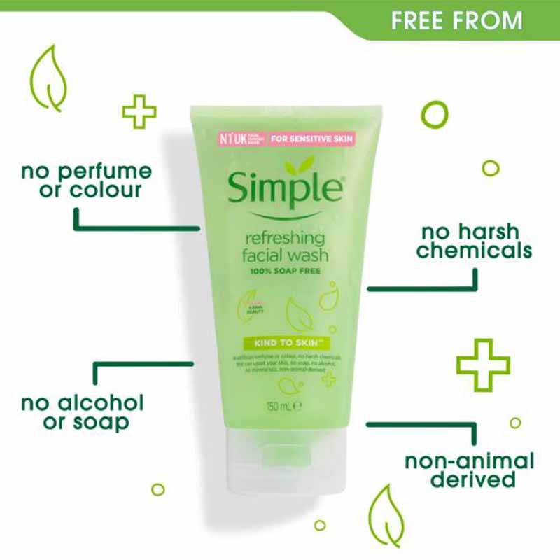 Sữa Rửa Mặt Dạng Gel Simple Refreshing (150ml) - 5011451103863