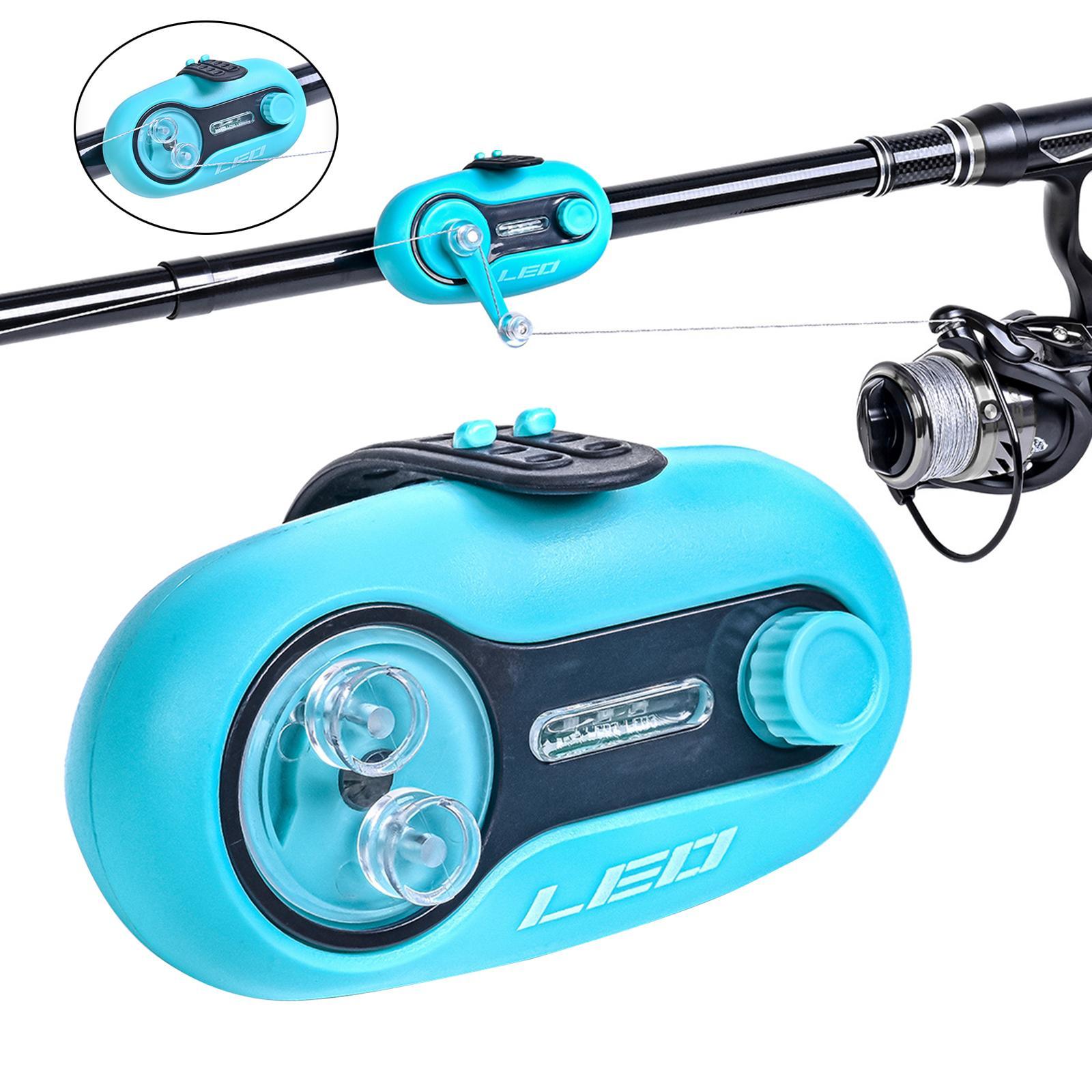 Waterproof Fishing Bite  with Sound LED Indicator  Blue Turntable