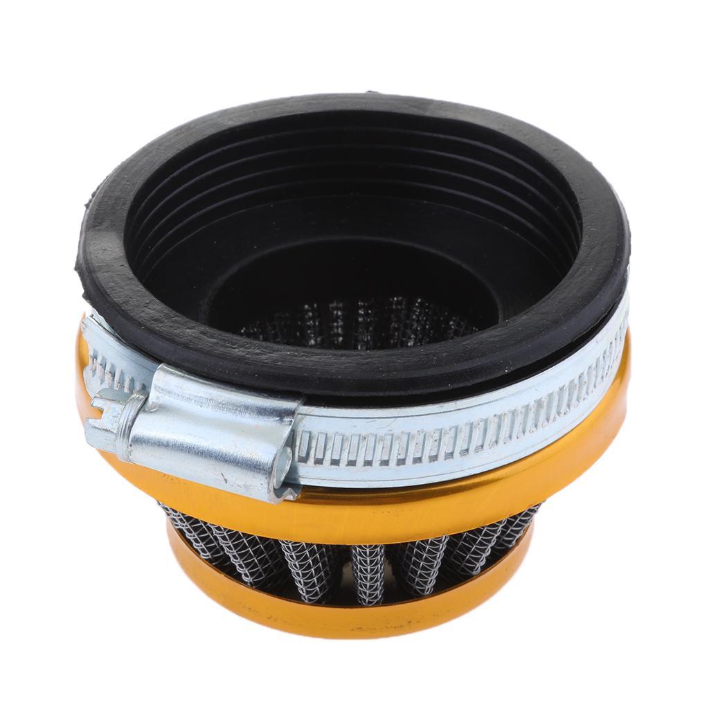 Yellow 58mm Air Filter Fit 47cc 49cc Mini Pocket Dirt Bike Minimoto Racing