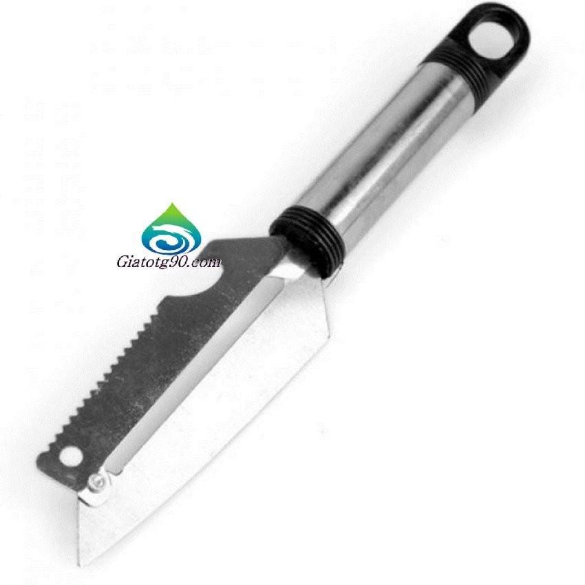 Bộ Dao Kéo Hợp Kim Inox 4 Món Dành Cho Nhà Bếp 206208- Tặng khăn lau đa năng