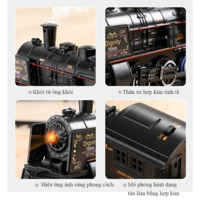 Bộ đồ chơi tàu hỏa,Hiệu ứng ánh sáng và âm thanh,Hơi nước và khói,Khắc cổ điển,Mô phỏng cảnh