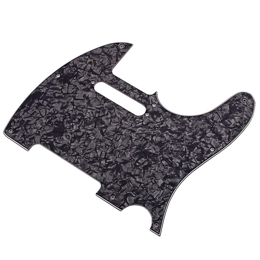 Guitar Pickguard Pick Guard PVC Scratchplate Black Pearl 3Ply Replacement Parts Guitar Accessories