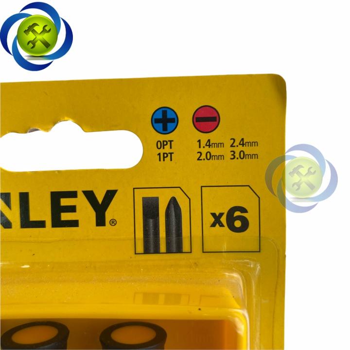 Bộ vít điện tử Stanley STHT66052-8 cán nhựa 6 cây