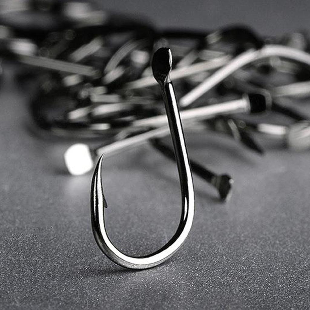 40pcs Saltwater Fishing Hooks Crab Hooks Big Game High-carbon Steel Hooks