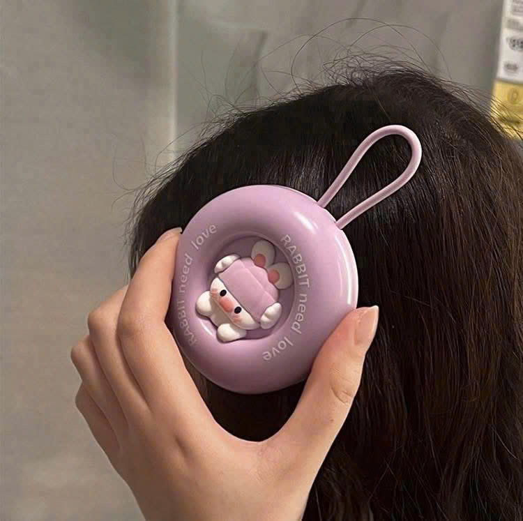 Lược Gội Đầu Silicone Massage Da Đầu Hình Thỏ Cute – Dụng Cụ Tạo Bọt Gội Đầu Cầm Tay - HÀNG CHÍNH HÃNG MINIIN