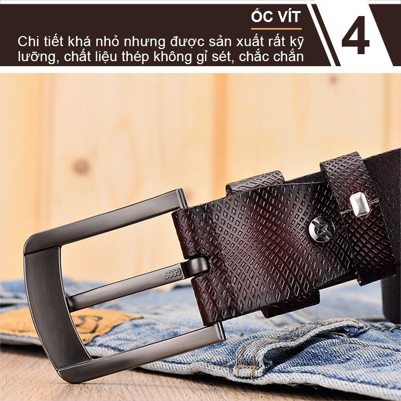 Thắt Lưng Nam Dây Nịt Da Bò THẬT NIKITA Cao Cấp Nhiều mẫu mã lựa chọn