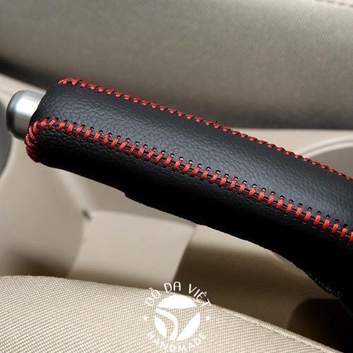Bọc cần số, phanh tay Hyundai ACCENT, ELANTRA SỐ SÀN da bò thật 100%, bảo hành 2 năm,