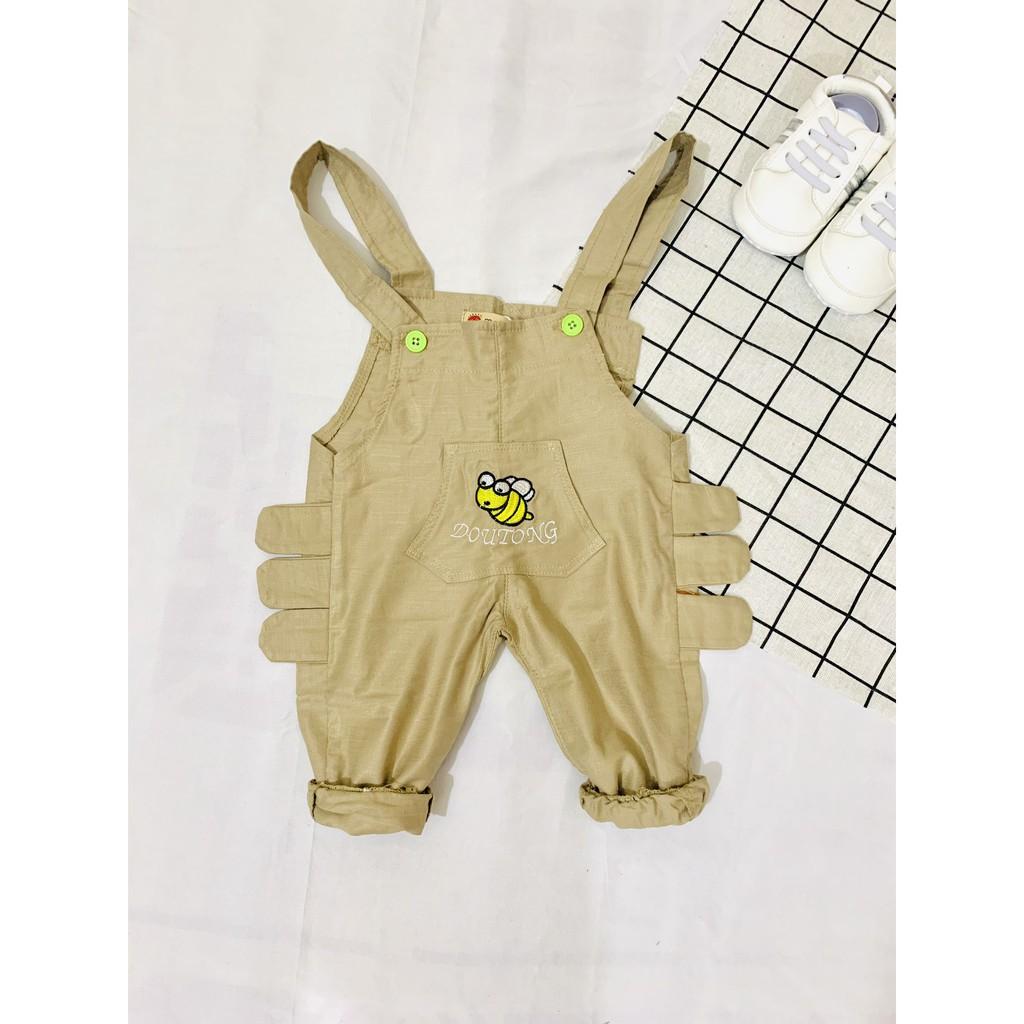 Sét Áo Yếm, Bộ Yếm Thêu Hình Chú Ong, Mềm, Mịn