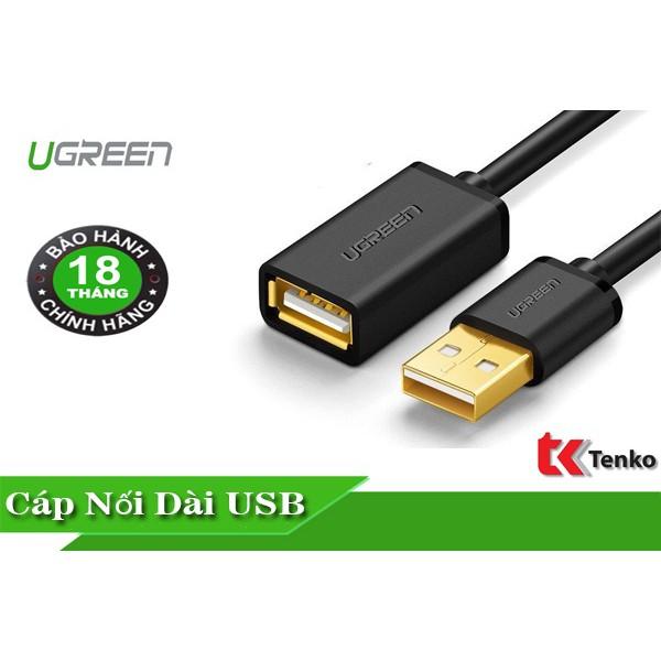 Cáp USB nối dài 5M chính hãng Ugreen 10318 chuẩn USB 2.0 cao cấp