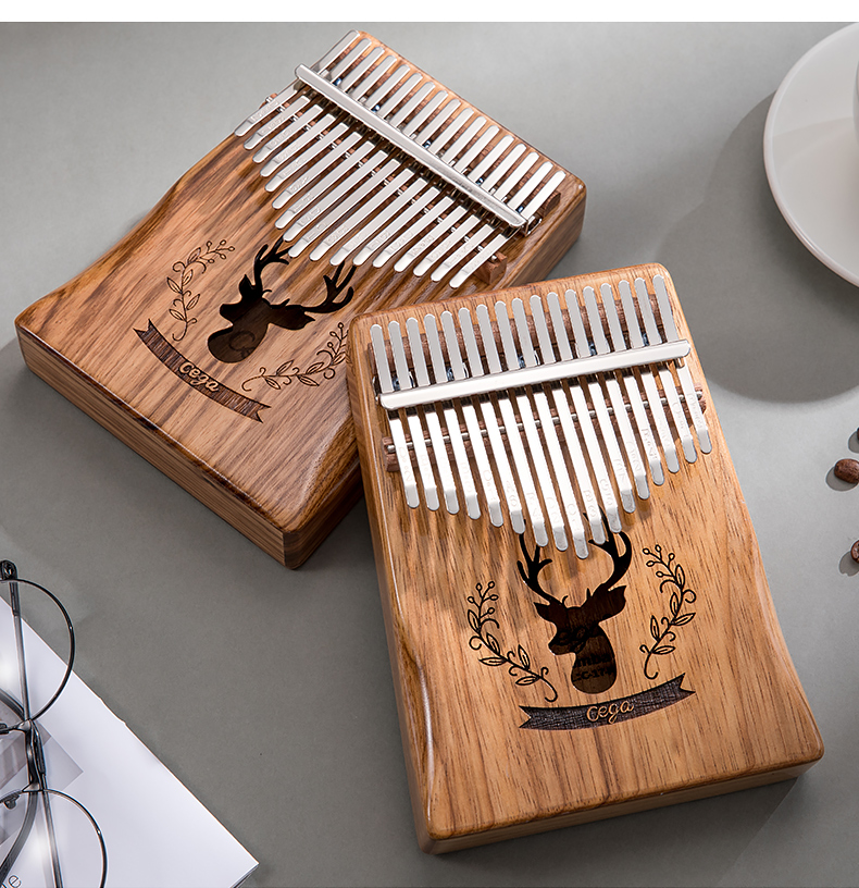 ĐÀN KALIMBA CEGA 17 PHÍM GỖ KOA, ÂM THANH HAY, ĐẦY ĐỦ PHỤ KIỆN