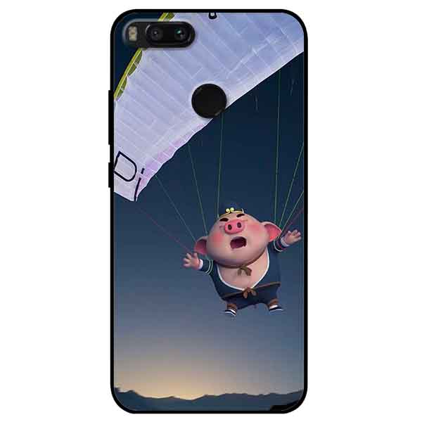 Ốp lưng in cho Xiaomi Mi A1 Mẫu Heo Bay