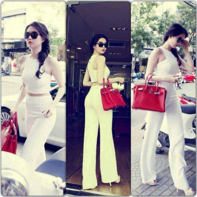 Sét áo croptop quần dài sexy