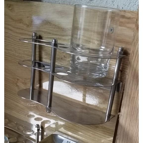Kệ ly nhíp đánh răng inox 304