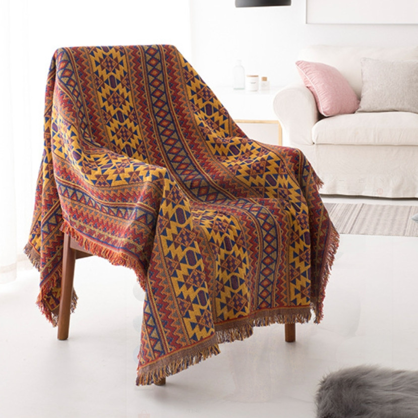 Thảm Sofa, Thảm Trang Trí Thổ Cẩm kích thước 130cm x 180cm
