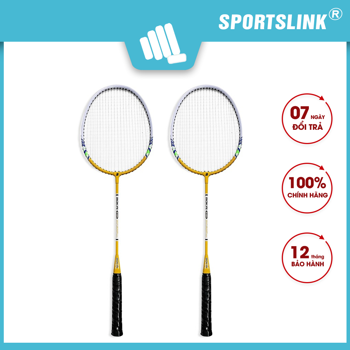 Cặp vợt cầu lông Sportslink Bokai BK-9105