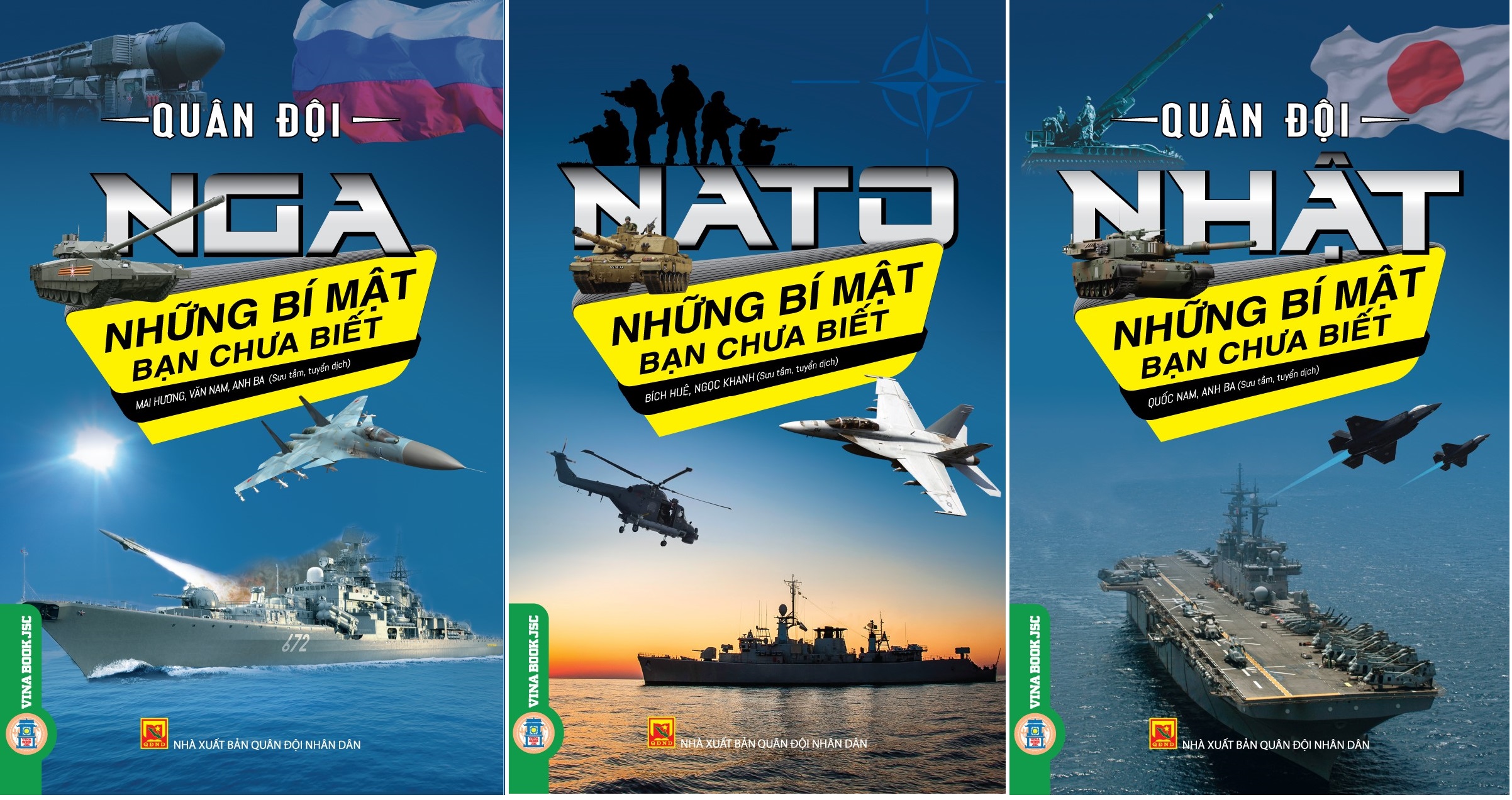 Combo 3 cuốn Quân Đội Nga + Quân Đội Nhật + Nato: Những Bí Mật Bạn Chưa Biết