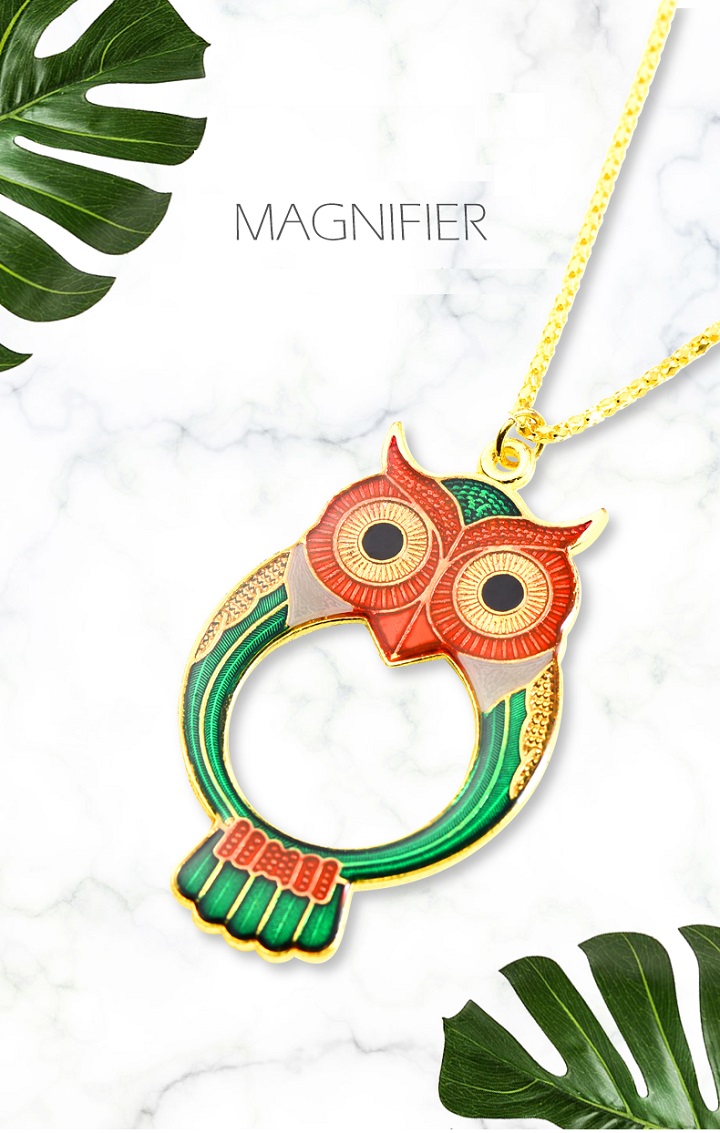 Kính lúp mini có dây đeo cổ phóng đại 10X cao cấp siêu rõ nét