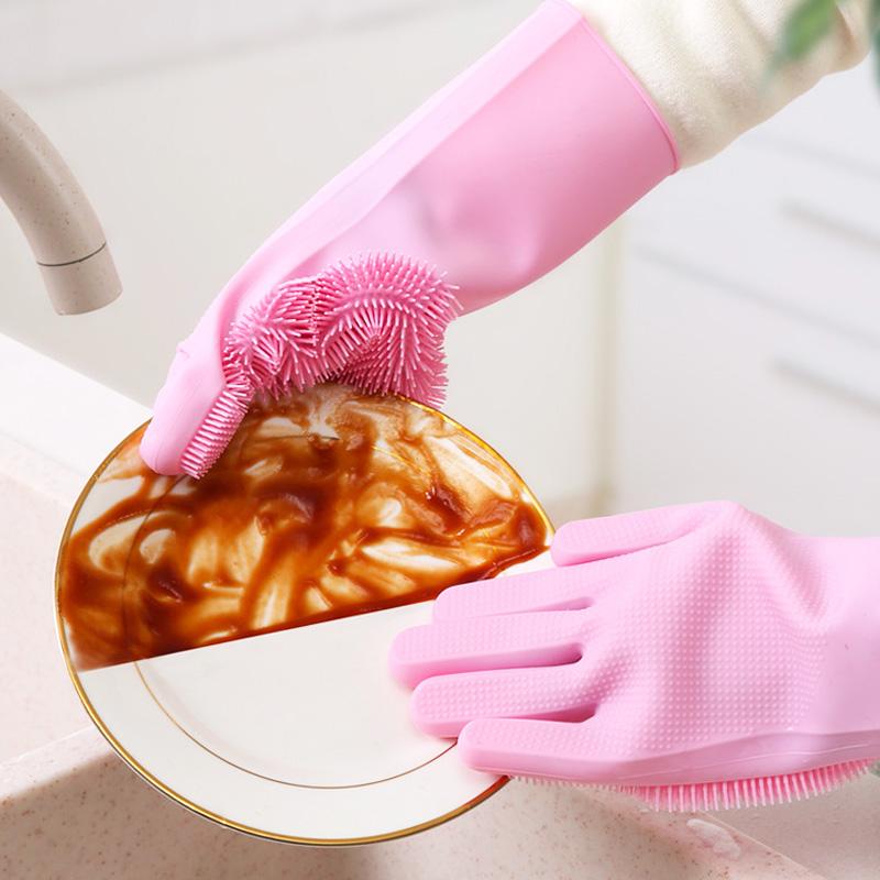 Đôi Găng Tay ANAEAT Bằng Cao Su Để Rửa Chén Và Chà Rửa Nhà Bếp