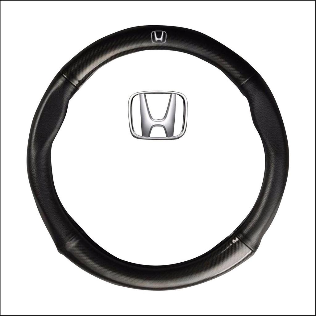 Bọc vô lăng logo dành cho xe HUYNDAI Carbon 4S cao cấp (Đen)