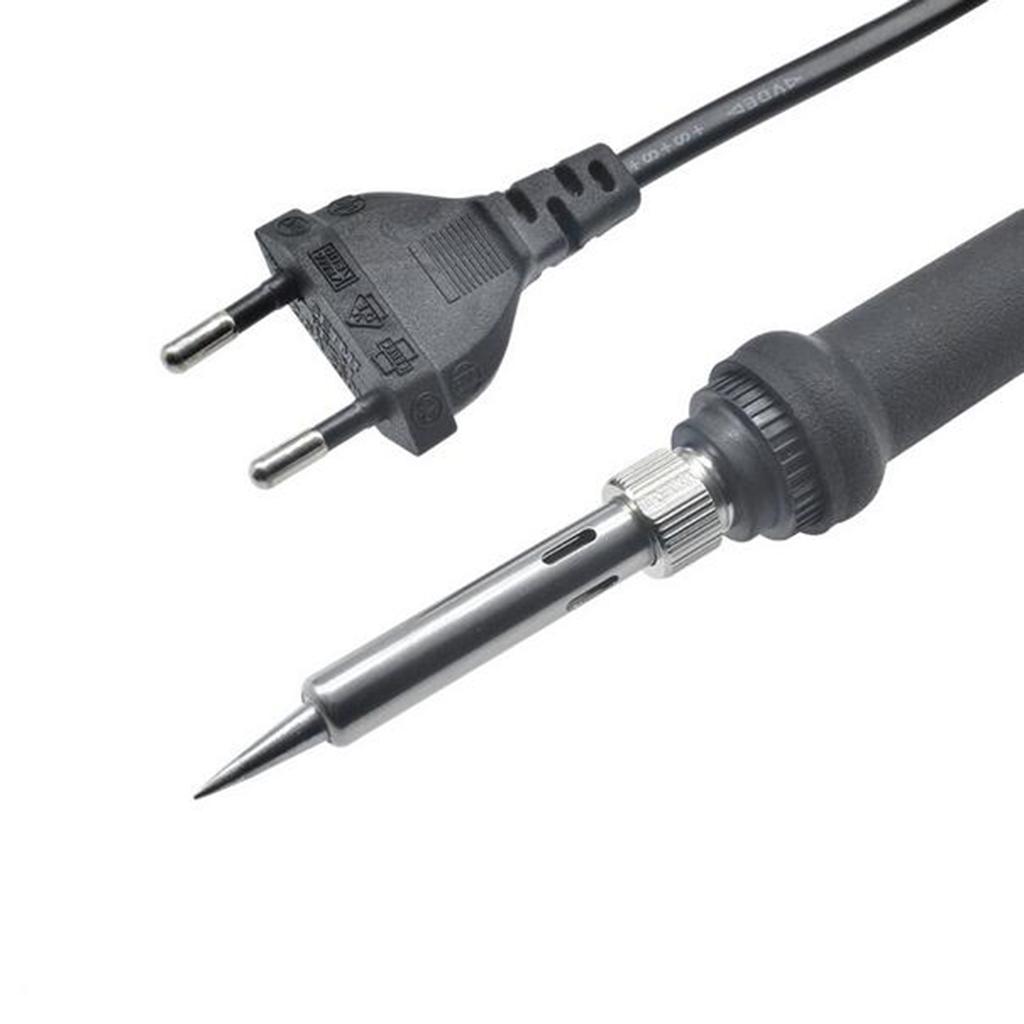 60W Adjustable Temperature Electric Welding Soldering Iron Tool 220V