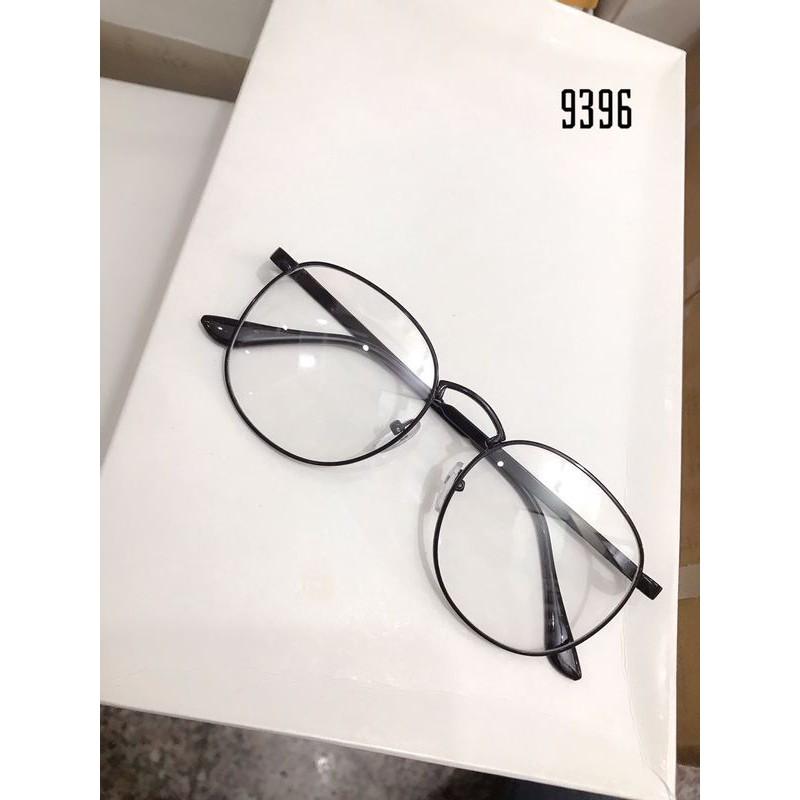 Gọng kính cận thời trang nam nữ, kim loại dáng to Glasses Garden 9396 - Có lắp mắt theo yêu cầu